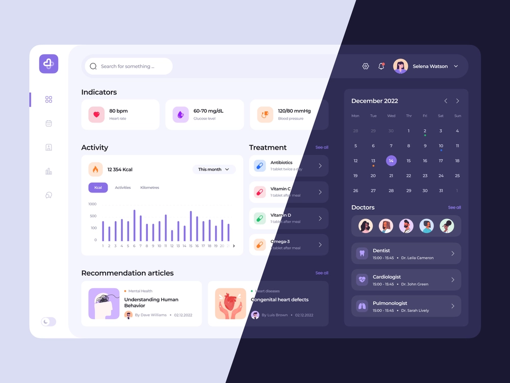 Healthcare platform - Web app