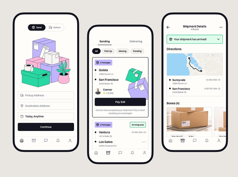 Sendel &mdash; Send and Deliver Packages