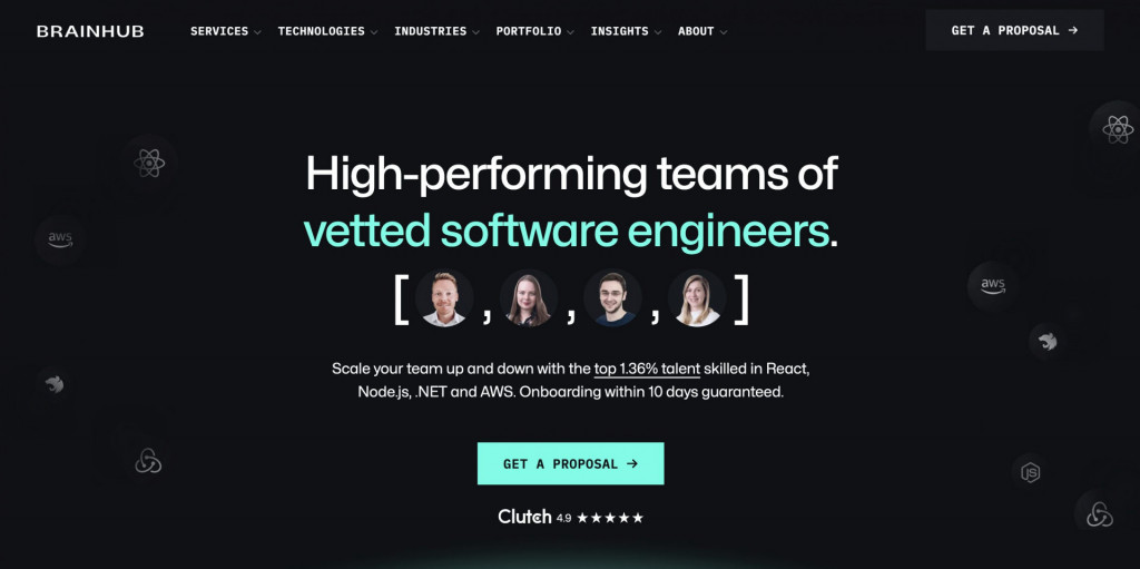 web development providers in the USA - Brainhub