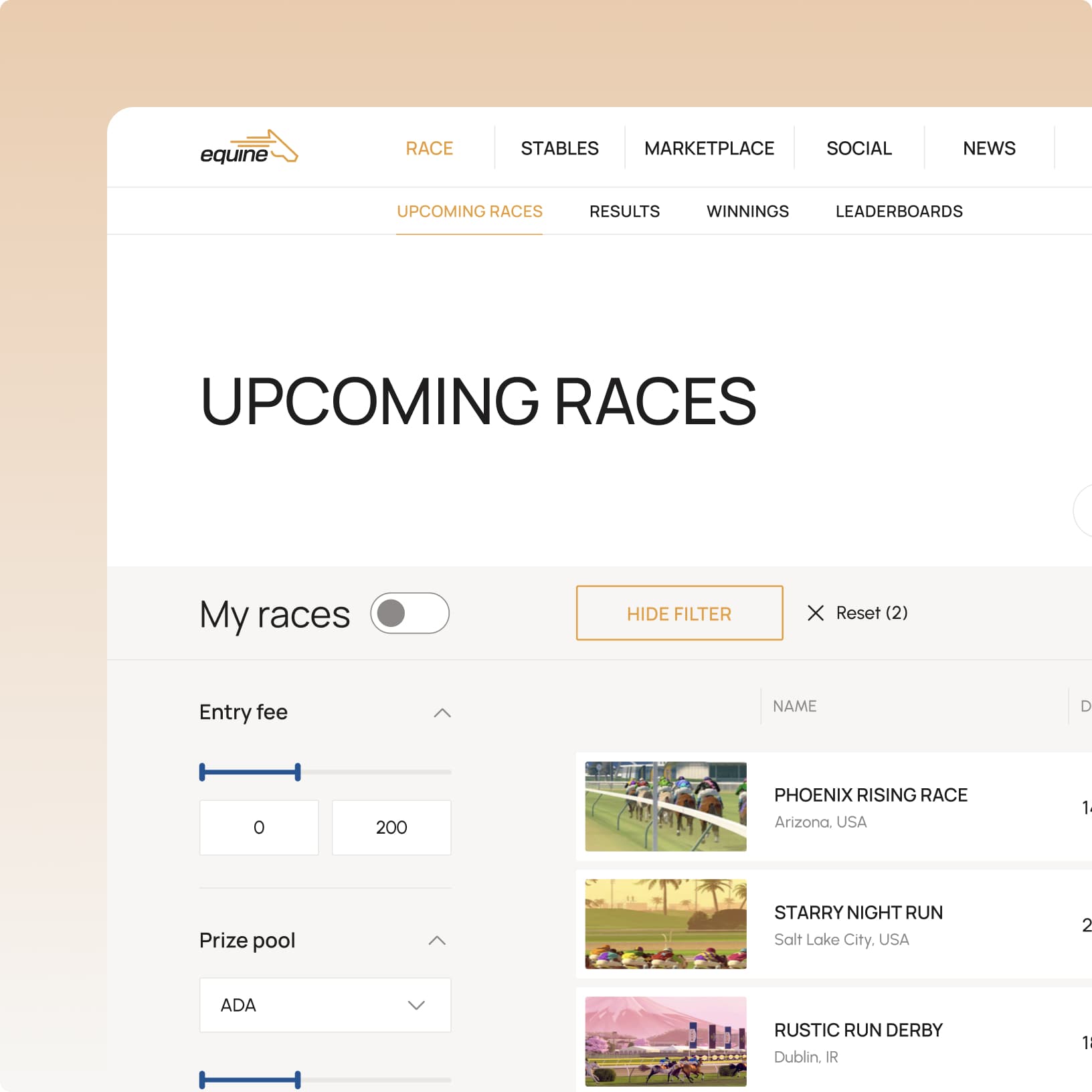 Our Approach - races